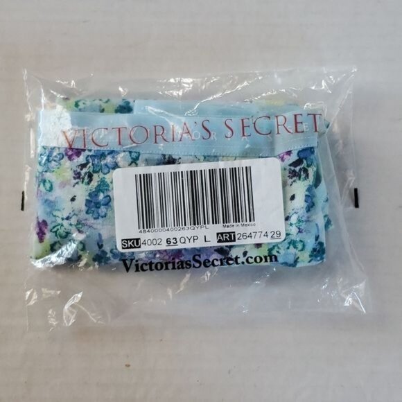 Victoria's Secret Panties Underwear Undies High Legged Briefs Blue Women's Large - Picture 4 of 6